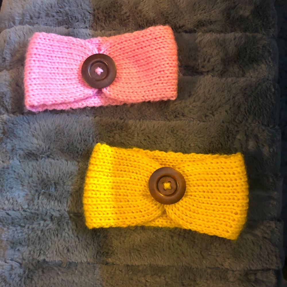 Infant knit headband/ ear covers